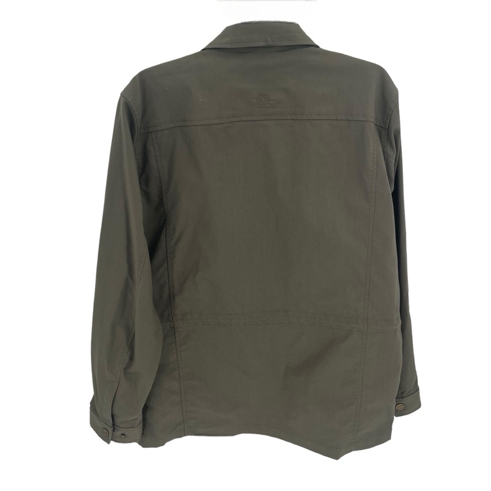 5.11 Tactical Series Army Green Full Zip Size Medium Watch Jacket Men’s Pockets - Picture 4 of 12